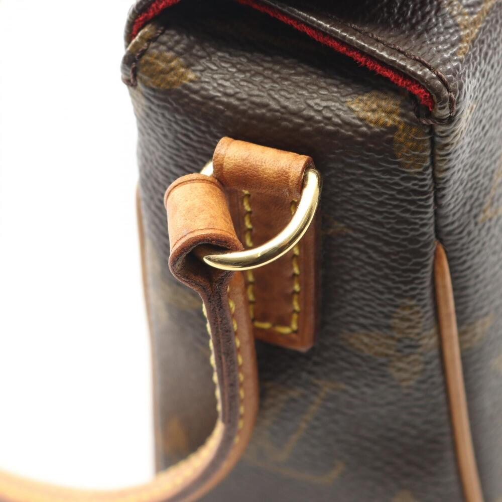 Louis Vuitton Brown Handbag Leather Recital Monogram Canvas - Picture 9 of 9